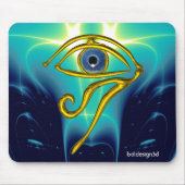 BLAUE TALISMAN / GOLD HORUS AUGE MOUSEPAD (Vorne)