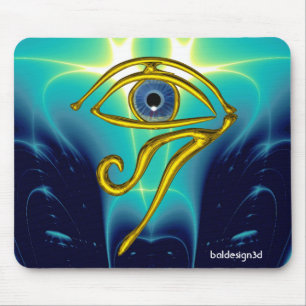 BLAUE TALISMAN / GOLD HORUS AUGE MOUSEPAD
