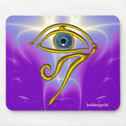 BLAUE TALISMAN / GOLD HORUS AUGE MOUSEPAD (Vorne)
