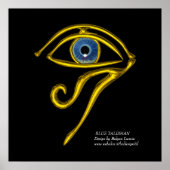 BLAUE TALISMAN / GOLD HORUS AUGE POSTER (Vorne)