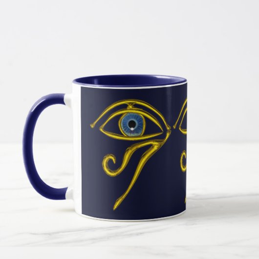 BLAUE TALISMAN / GOLD HORUS AUGE TASSE (Links)
