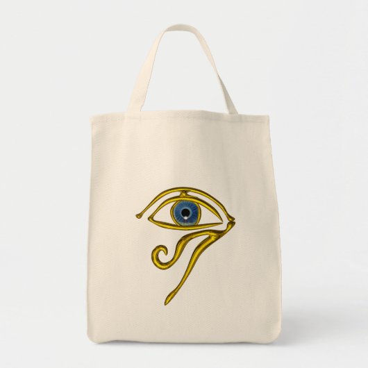 BLAUE TALISMAN / GOLD HORUS AUGE TRAGETASCHE (Vorne)