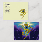 BLAUE TALISMAN, lila violett weiß Visitenkarte (Vorne/Hinten)