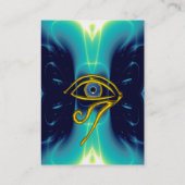 BLAUE TALISMAN, lila violett, weiß Visitenkarte (Rückseite)