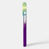 BLAUE TALISMAN MONOGRAMM Aquamarin, Lila Case-Mate iPhone Hülle (Rückseite / Links)