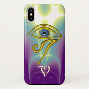 BLAUE TALISMAN MONOGRAMM Aquamarin, Lila Case-Mate iPhone Hülle