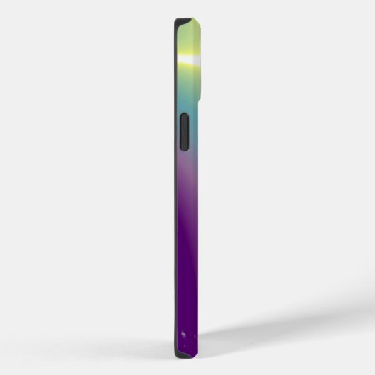 BLAUE TALISMAN MONOGRAMM Aquamarin, Lila Case-Mate iPhone Hülle (Rückseite / Rechts)