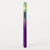 BLAUE TALISMAN MONOGRAMM Aquamarin, Lila Case-Mate iPhone Hülle (Hinten/Rechts)