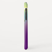 BLAUE TALISMAN MONOGRAMM Aquamarin, Lila Case-Mate iPhone Hülle (Hinten/Links)