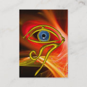 BLAUE TALISMAN ORANGE YELLOW RED WHITE LIGHT WAVES VISITENKARTE (Rückseite)