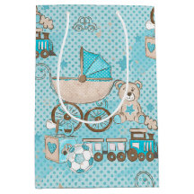 BLAUE & TAN BABY BABY BABY BAR TRAINS BALLS BLOCKS