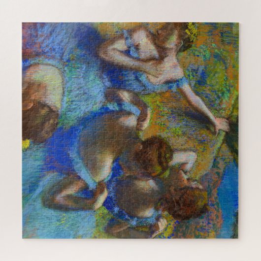 Blaue Tänzer von Edgar Degas Puzzle (Horizontal)