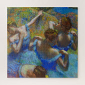 Blaue Tänzer von Edgar Degas Puzzle (Vertikal)