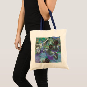 Blaue Tänzerinnen von Edgar Degas, Vintage Impress Tragetasche