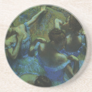 Blaue Tänzerinnen von Edgar Degas, Vintage Impress Untersetzer