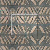 Blaue Tapa II Stoff (Kachel)