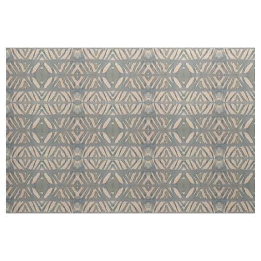 Blaue Tapa II Stoff (Fat Quarter (45,7 x 55,9 cm))