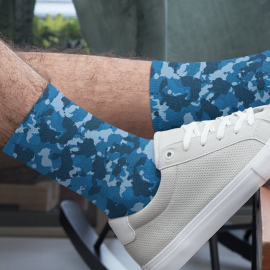 Blaue Tarn Tarn Armee Socken