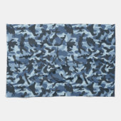 Blaue Tarnung Geschirrtuch (Horizontal)
