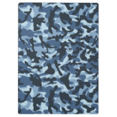 Blaue Tarnung Klemmbrett (Rückseite)