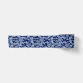 Blaue Tarnung Satinband (Vorderseite)