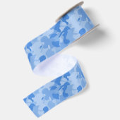 Blaue Tarnung Satinband (Rückseite)