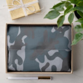 Blaue Tarnung Seidenpapier (Geschenk)