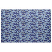 Blaue Tarnung Stoff (Fat Quarter (45,7 x 55,9 cm))