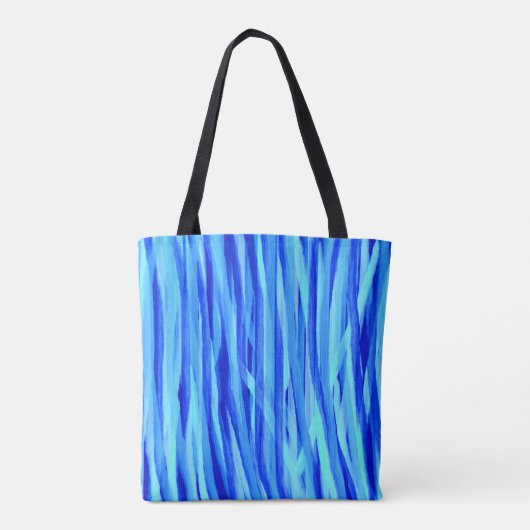 Blaue Tasche oder Karosseriebeutel mit Abstrakten  (Rückseite)