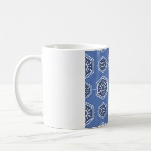 Blaue Tasse (Links)