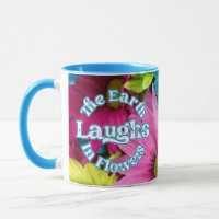 Blaue Tasse, berühmte Zitate Tasse