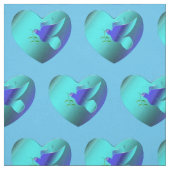 Blaue Taube des Sky Heart Stoff (Muster)