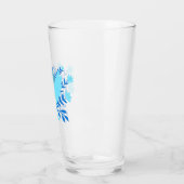 Blaue Taube Glas (Links)