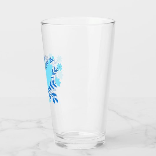Blaue Taube Glas (Links)