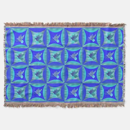Blaue Taube im Loch in der Barenttür Decke (Vorderseite)