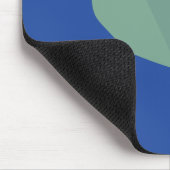 Blaue Taube Vogel Mauspad (Ecke)