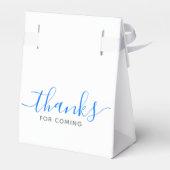 Blaue Taufe Christening Naming Cross Geschenkschachtel (Rückseite)