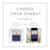 Blaue Taufe für junge Fotos Einladung