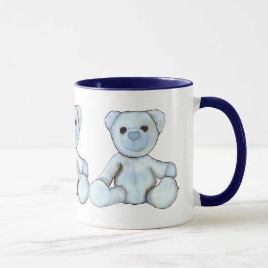 Blaue Teddy-Tasse 2 Tasse (Rechts)