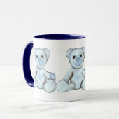 Blaue Teddy-Tasse 2 Tasse (Vorderseite Links)