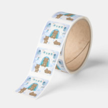 Blaue Teddybär-Babyparty 