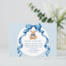 Blaue Teddybär-Bücher für Baby