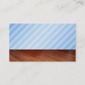 Blaue Teddybär-Visitenkarten Visitenkarte (Rückseite)