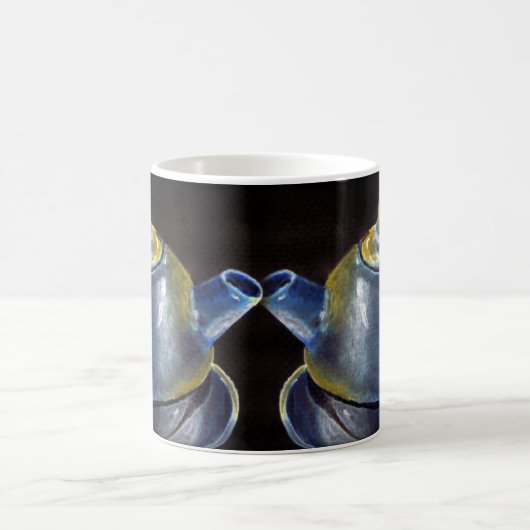 Blaue Tee-Set-Tasse (Lori Corbett) Kaffeetasse (Mittel)