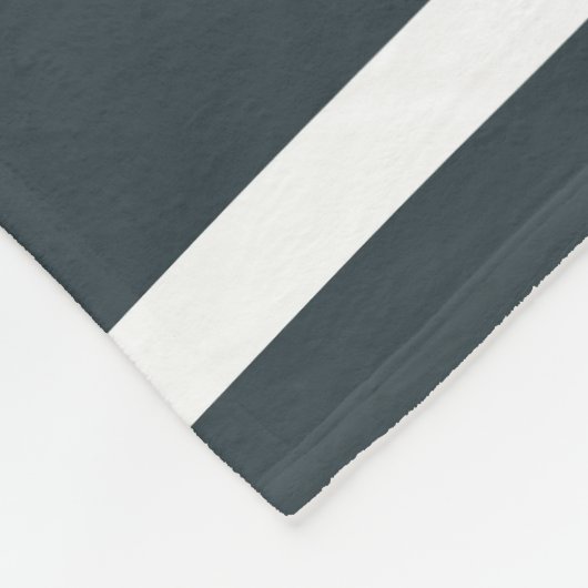 Blaue Terrakotta-Rot-Retrowellen Fleecedecke (Ecke)