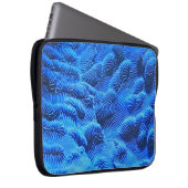 Blaue Textilien Laptopschutzhülle (Vorne Rechts)