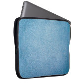 Blaue Textilien Laptopschutzhülle (Vorne Rechts)