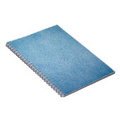Blaue Textilien Notizblock (Rechte Seite)