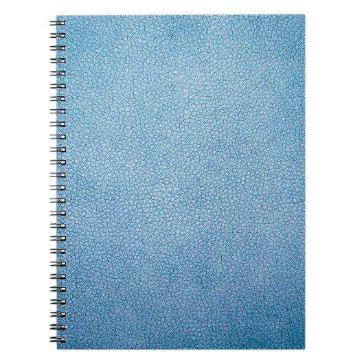 Blaue Textilien Notizblock (Vorderseite)