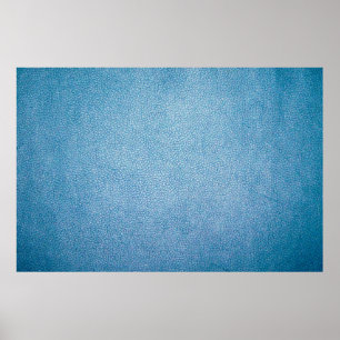 Blaue Textilien Poster